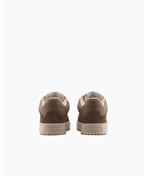 Emporio Armani◆スニーカー スエード／ジャカードファブリック EMPORIO ARMANI スニーカー 「エンポリオ アルマーニ