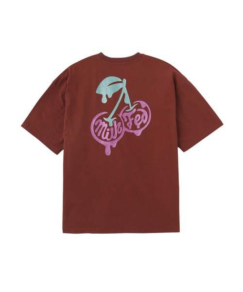 MILKFED. tシャツ GLITTER MELTY CHERRIES S/S TEE レディース