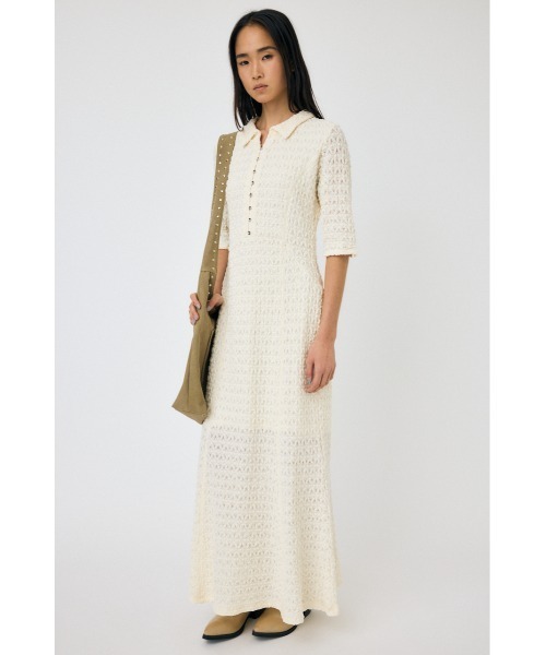 MOUSSY MERMAID LACE ドレス サイズ2 MOUSSY | MERMAID LACE ドレス (ワンピース(ロング） ) |SHEL