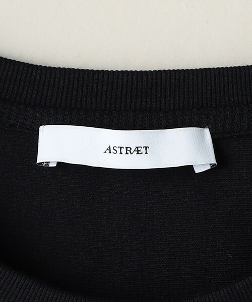 ASTRAET tシャツ 「ASTRAET」リブ コンビ クルーネック