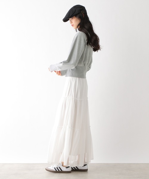 Heather パーカー スリットWZIPフーディ 327126 レディース