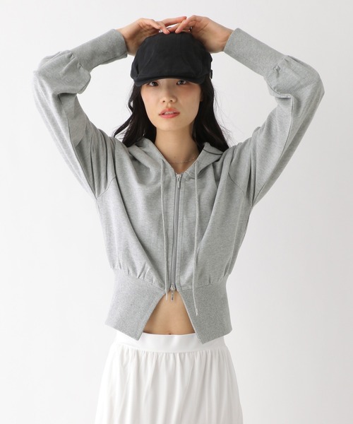 パーカー スリットWZIPフーディ　327126 レディース Heather パーカー スリットWZIPフーディ 327126 レディース