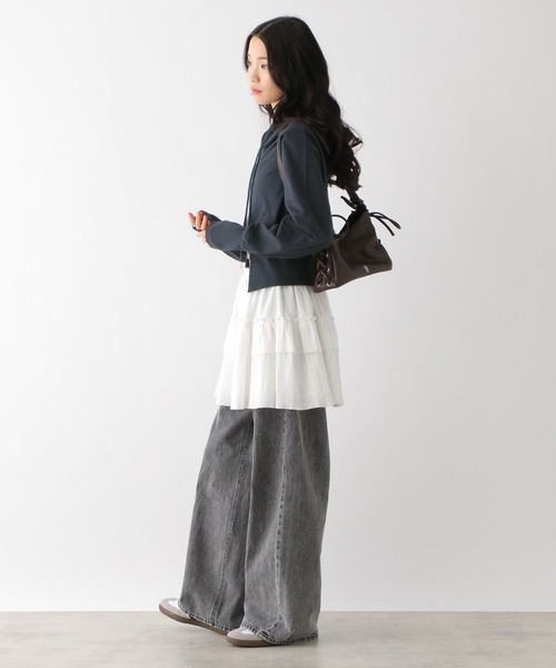 パーカー スリットWZIPフーディ　327126 レディース スリットWZIPフーディ 327126（パーカー）｜Heather（ヘザー）の