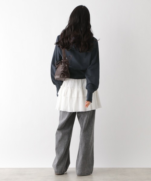 Heather パーカー スリットWZIPフーディ 327126 レディース