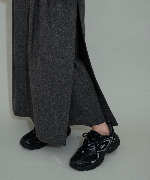 「ADAM ET ROPE'」 スカート 36 チャコールグレー レディース_画像7