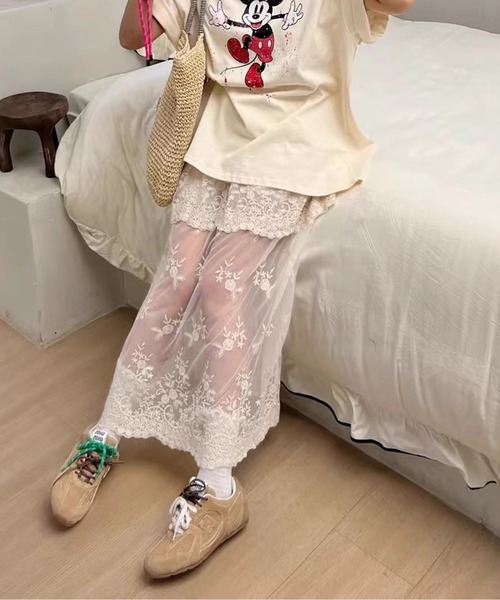 スカート レース×刺繍シアースカート : ZOZOTOWN Yahoo!店 - 通販