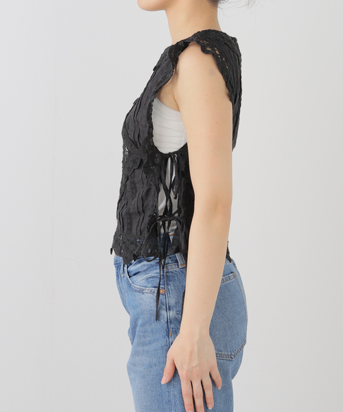 Sara Mallika - 【美品】Sara mallika コットンルーズレース