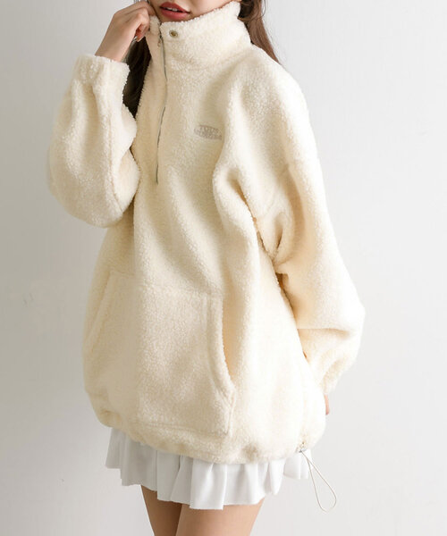 OLIVE des OLIVE（オリーブデオリーブ） ブルゾン FREE オフホワイト