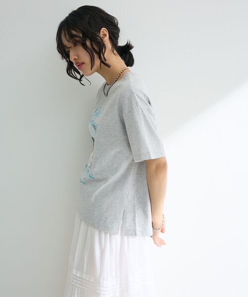 Green Parks tシャツ フォトプリントボックスTシャツ レディース
