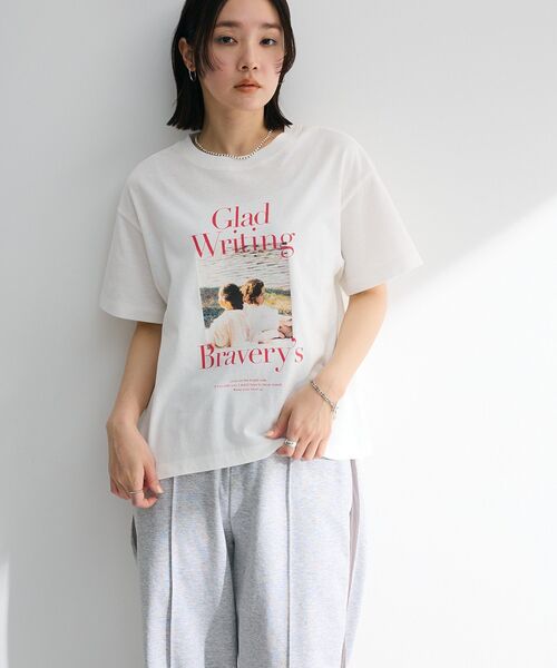 Green Parks tシャツ フォトプリントボックスTシャツ レディース