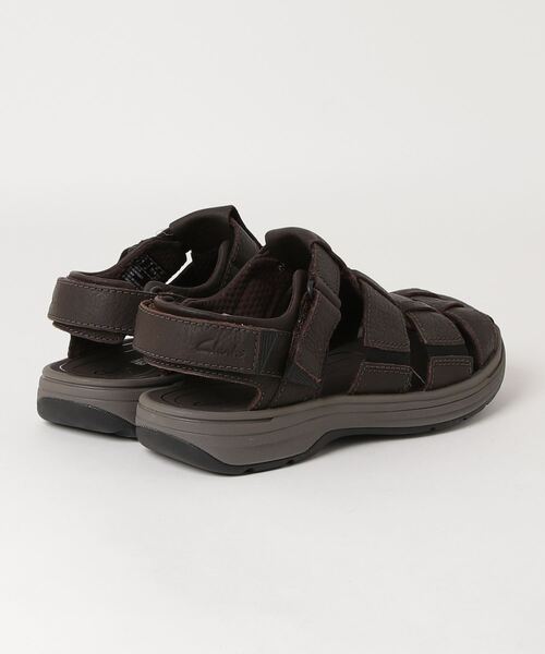 CLARKS サンダル ベルクロ スニーカー ダーク ブラウン ビーサン Clarks サンダル Saltway Cove / ソルトウェイコーブ（ダーク
