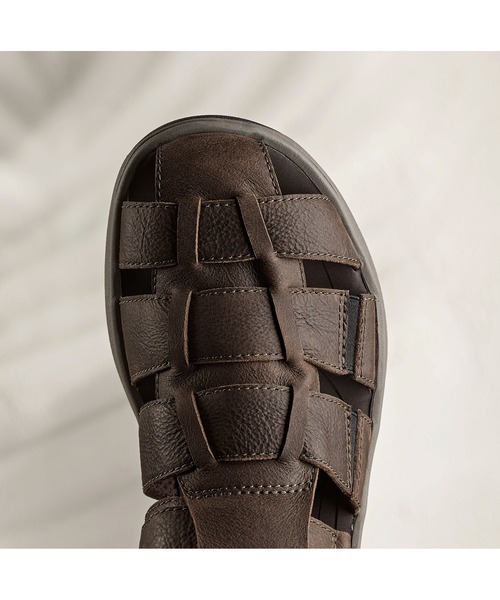 クラークス メンズ サンダル レザー CRESTVIEW BAY 国内即発 Clarks クラークス メンズ サンダル レザー 革 靴 シューズ