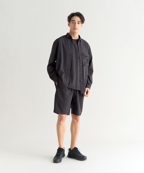 PLC エクスカーションシャツ BLACK Mサイズ NANGA シャツ PLC EXCURSION SHIRT/PLC エクスカーションシャツ