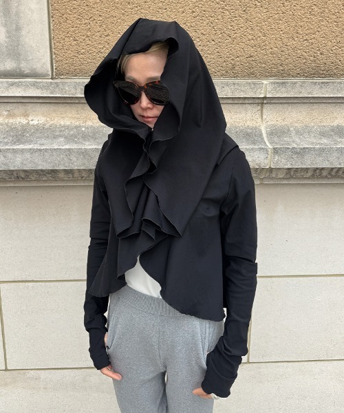 カーディガン 日本製まんまるUVカットボレロ(接触冷感) レディース