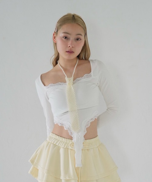 tシャツ lace body suit tops レディース