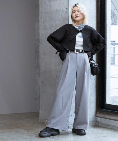 「PAGEBOY」 トレンチコート FREE ベージュ レディース_画像9