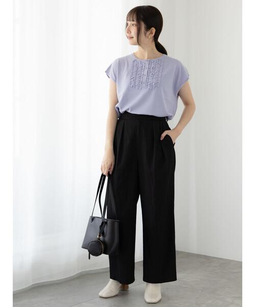 Te chichi TERRASSE ニット セーター フロントフリルニット