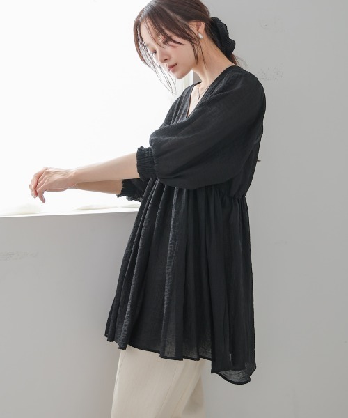 ♥️クリーニング済♥️極美品♥️【MUVEIL】36 黒 ワンピース チュニック ♥️クリーニング済♥️極美品♥️【MUVEIL】36 黒 ワンピース