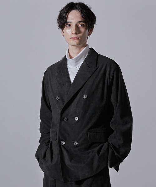 CLEL テーラードジャケット　ブラック CLEL ジャケット テーラードジャケット 「CLEL」Loose Cord Lace