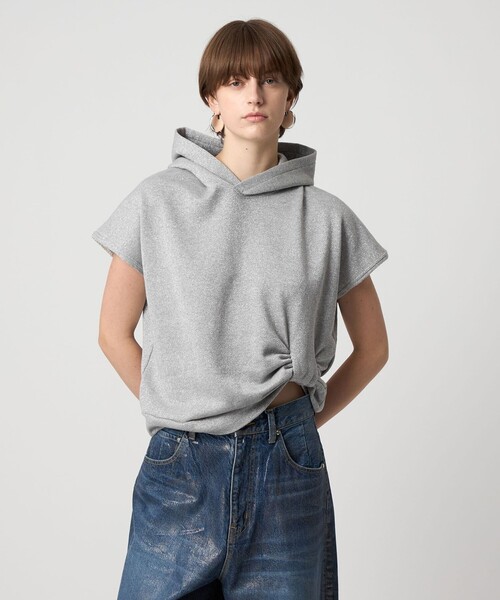 ASTRAET（アストラット） tシャツ 「ASTRAET」ラメ ウラケ フーデッド