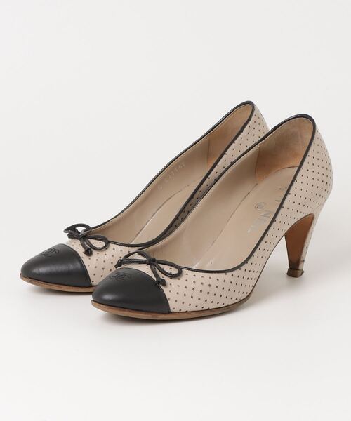 CHANEL シャネル　ベージュ　パンプス　37.5 24cm CHANEL 「CHANEL」 パンプス 37.5 ベージュ レディース