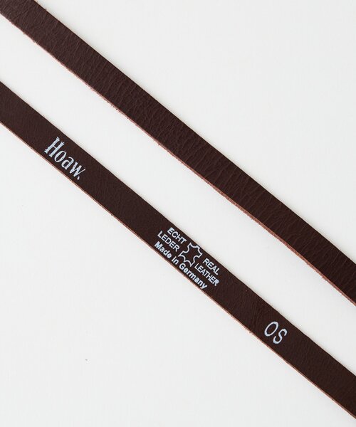 Whim Gazette（ウィム ガゼット） ベルト 「Hoaw.」バックルナロー