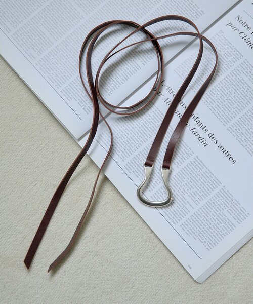 Whim Gazette（ウィム ガゼット） ベルト 「Hoaw.」バックルナロー