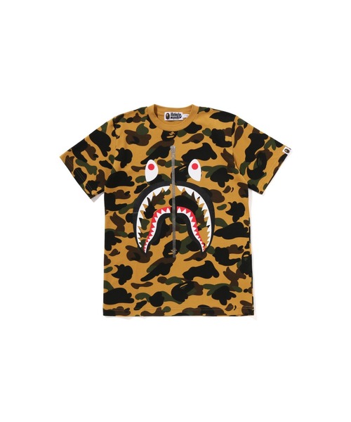 A BATHING APE tシャツ 1ST CAMO SHARK TEE キッズ 子供服
