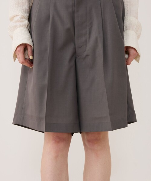美品 Haversack ショートパンツ HAVERSACK パンツ 2タックショートパンツ レディース : ZOZOTOWN