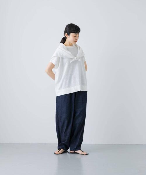 かぐれ デニムボリュームパンツ フリーサイズ 日本製 かぐれ｜デニムボリュームパンツ - かぐれ(カグレ) | キナリノモール