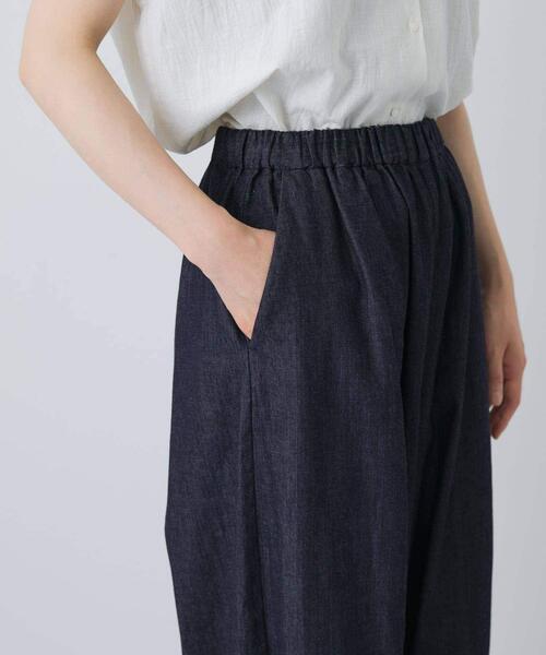 かぐれ ジーンズ デニム デニムパンツ デニムボリュームパンツ