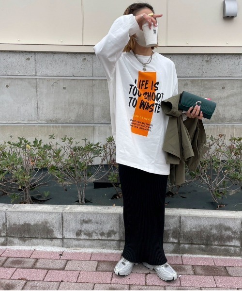 「feepur by saya」 長(zhǎng)袖カットソー MEDIUM オフホワイト レディース