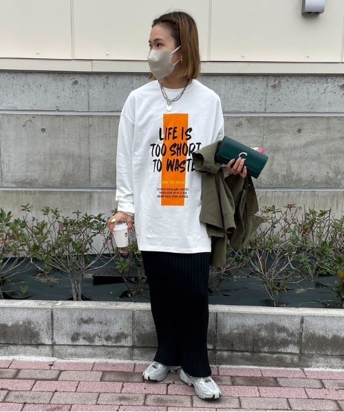 「feepur by saya」 長(zhǎng)袖カットソー MEDIUM オフホワイト レディース