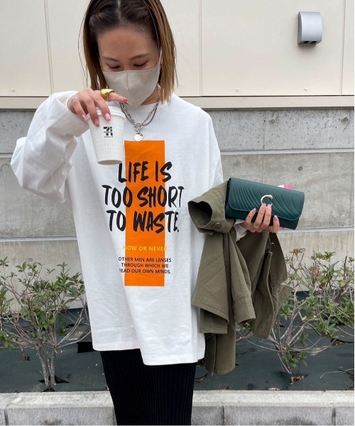 「feepur by saya」 長(zhǎng)袖カットソー MEDIUM オフホワイト レディース