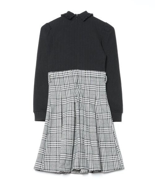 TITTY＆CO. 「TITTY&CO.」 ドッキングワンピース SMALL ブラック