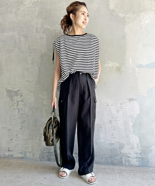 「Spick & Span」 カーゴパンツ 36 カーキ レディース