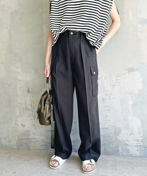 「Spick & Span」 カーゴパンツ 36 カーキ レディース