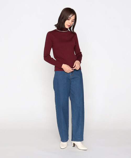 「COMME CA MODELS」 デニムパンツ LARGE ブルー レディース