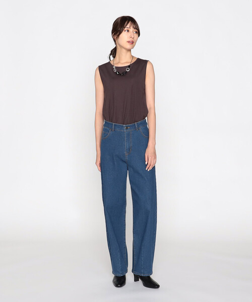 「COMME CA MODELS」 デニムパンツ LARGE ブルー レディース