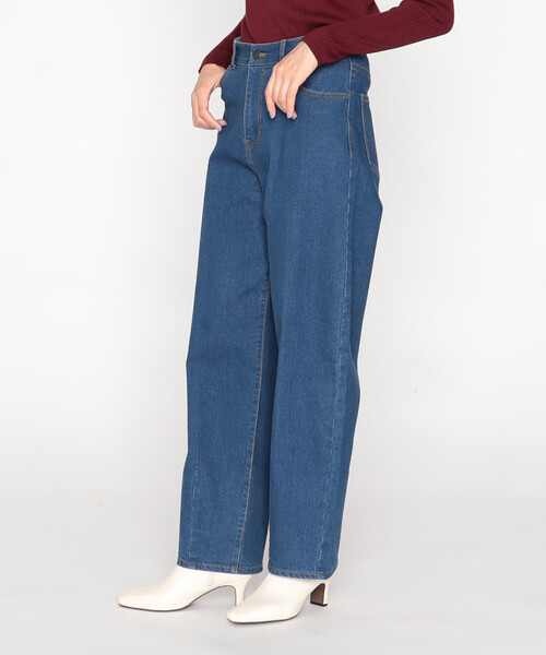 「COMME CA MODELS」 デニムパンツ LARGE ブルー レディース
