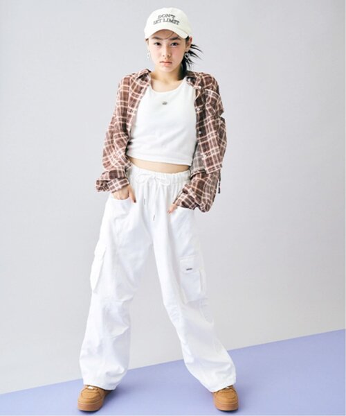 LOVETOXIC パンツ 「LTXC」「吸水速乾」ドローコードカーゴパンツ