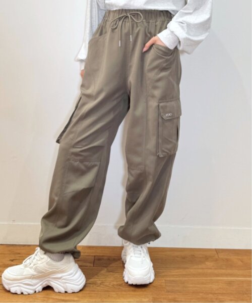【新品未使用】petit flowerカーゴパンツ LOVETOXIC ワイドパンツ パンツ 「LTXC」「吸水速乾」ドローコード