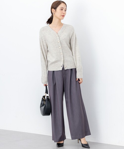 組曲（KUMIKYOKU） カーディガン スパンコールヤーン カーディガン