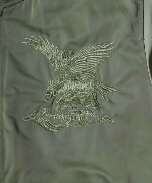 価格66000円【未使用品】24SS BLOUSON MA-1 TYPE ANPAS（アンパス） ma1 ma-1 MA-1 bomber jacket with back embroidery