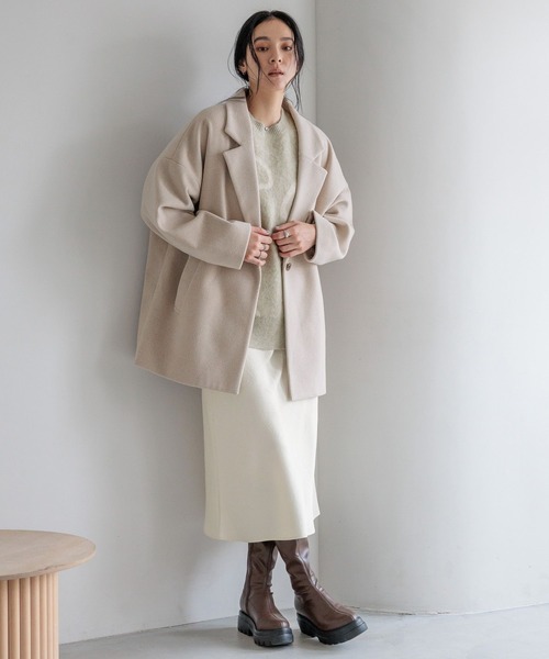 LOWRYS FARM（ローリーズファーム） コート アウター Wフェイスユル