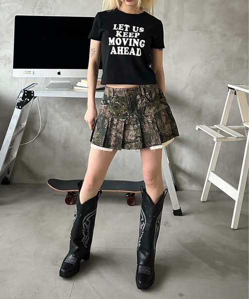 「sedacle girl」 半袖Tシャツ MEDIUM オフホワイト レディース_画像3