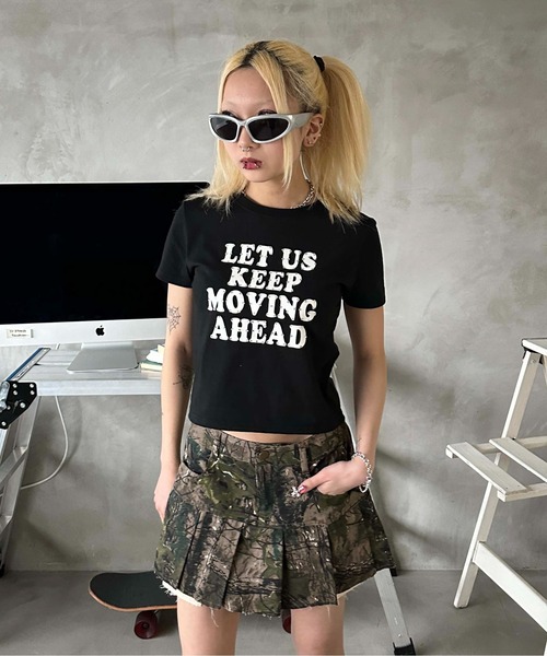 「sedacle girl」 半袖Tシャツ MEDIUM オフホワイト レディース_画像7