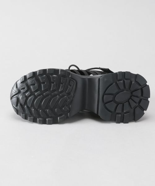 「JEANASIS」 フラットサンダル LARGE グレー レディースの画像