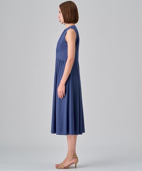 ANAYI 水色 ノースリーブワンピース ANAYI（アナイ） ノースリーブワンピース 38 ブルー レディース