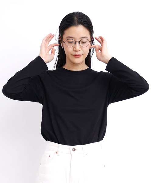 fig London（フィグロンドン） tシャツ _simple smooth long sleeve